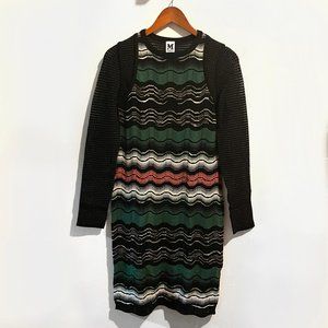 M Missoni Zig Zag dress (Green & black)